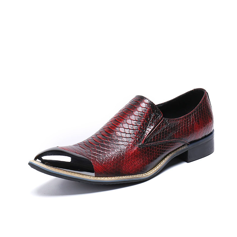 Деловые повседневные мужские туфли из натуральной кожи, модные брендовые туфли из лакированной кожи, блестящие кожаные туфли для стилиста с острым носком, мужские туфли в Корейском стиле