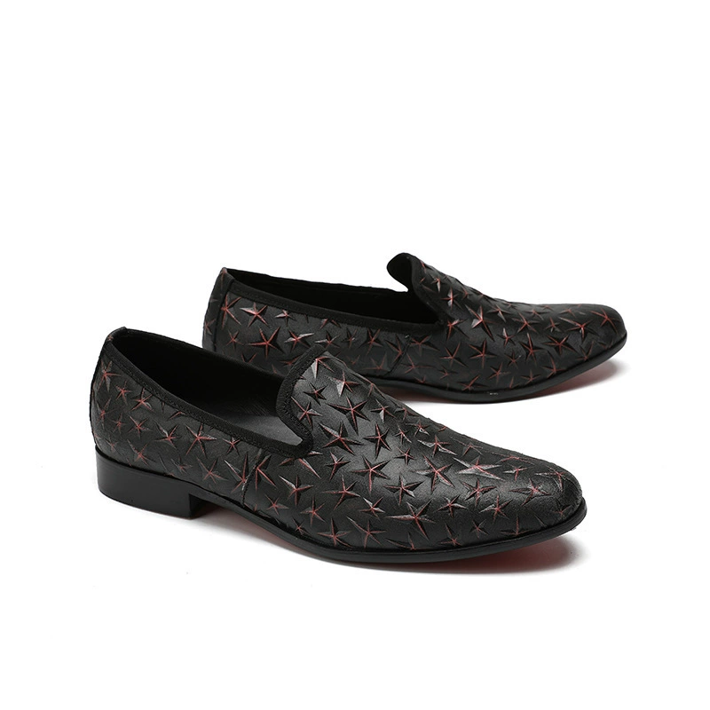 Новые мужские туфли на платформе, модные тканевые туфли с принтом, лоферы без шнуровки, модная парусиновая обувь, подходящая по цвету мужская обувь