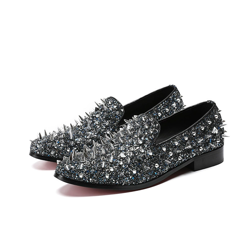 Брендовая модная деловая модная мужская обувь из натуральной кожи, мужская повседневная обувь с низким верхом, мужские синие кожаные туфли в Корейском стиле, весна