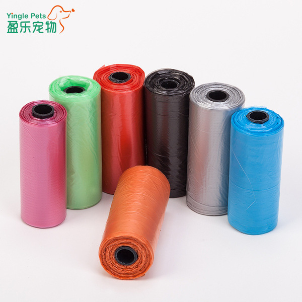 Pet garbage bag dogs picking bags and dogs to clean and sanitary out…