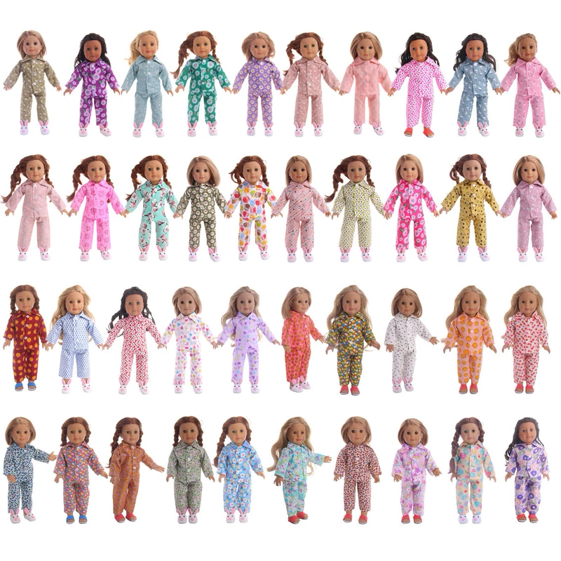 Пижама для куклы American Girl 18 дюймов аксессуары