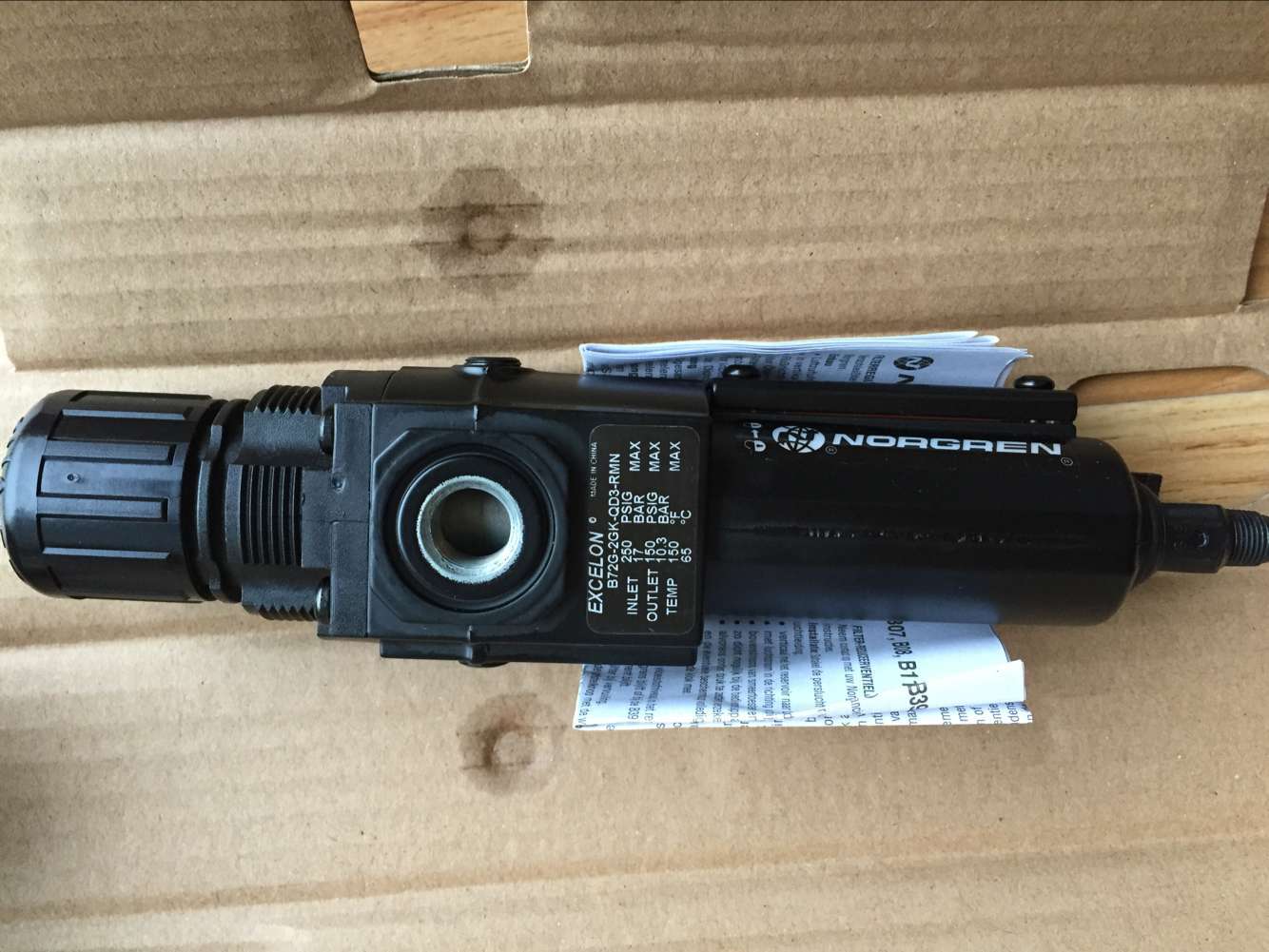 NORGREN 诺冠过滤减压阀B72G-2GK-QD3-RMN 现货