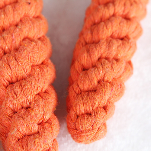 Pet Supplies Manufacturer Pet Toys Cotton Rope Carrot Dental Cleaning Chew Toys for Dogs on Amazon