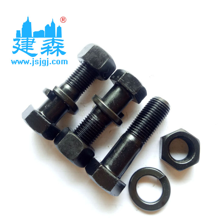 【永年螺丝】厂家10.9级高强度汽标传动轴半扣细牙螺栓M14*1.5*55