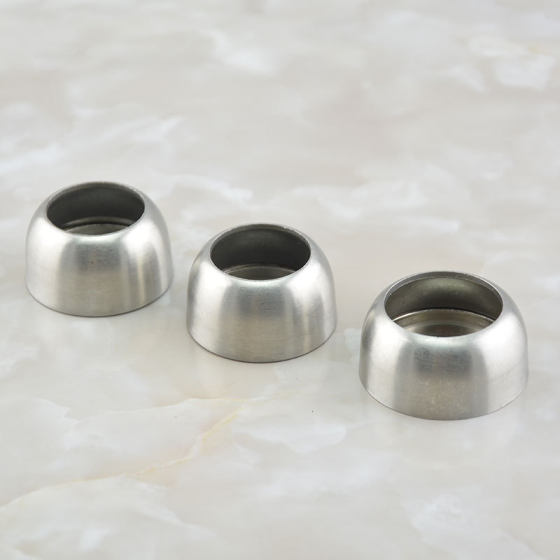 Stainless Steel Thickened Tube Seat High-foot Flange Seat Wardrobe Clothes Rod Accessories Balcony Curtain Round Base Clothes Rod Bracket