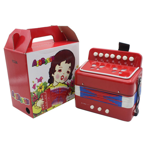 Children's 7-key bass accordion educational toys musical instruments cross-border street stall wholesale dropshipping