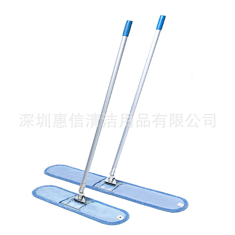 Microfiber Dust Push Lobby Super Treasure C- 400 Flat Mop 60cm Shopping Mall Subway Hospital Large Dust Push Mop