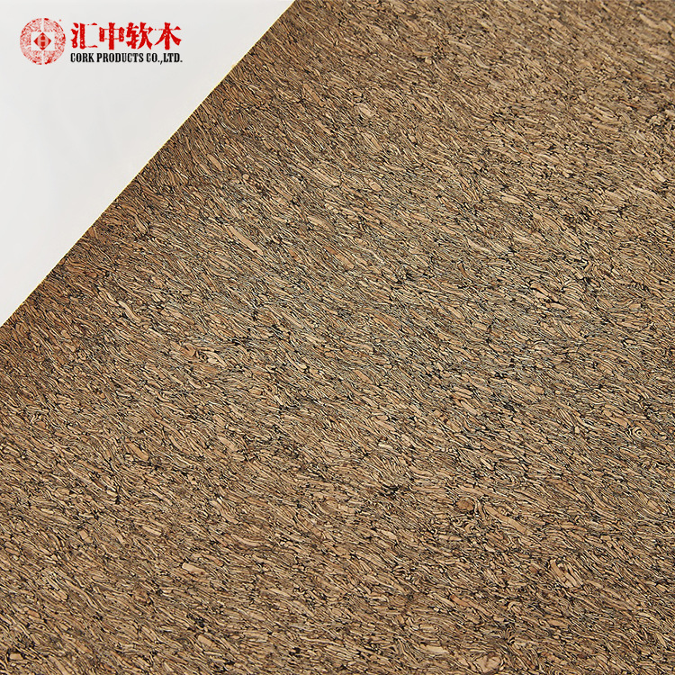 供应电子产品包装软木面料 耐刮耐磨木质材料流水纹软木布可加工