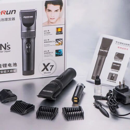 Baorun factory direct sales wholesale X7 hair clipper professional electric clipper baby rechargeable electric clipper