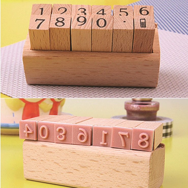 Stationery, seal, wooden box, South Korea, DIY