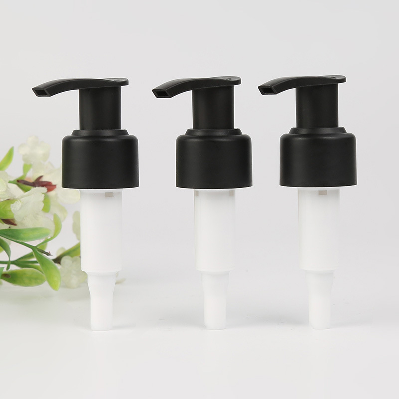 厂家供应按压式乳液泵  24/410 左右开关式泵头 亚光磨砂塑料泵