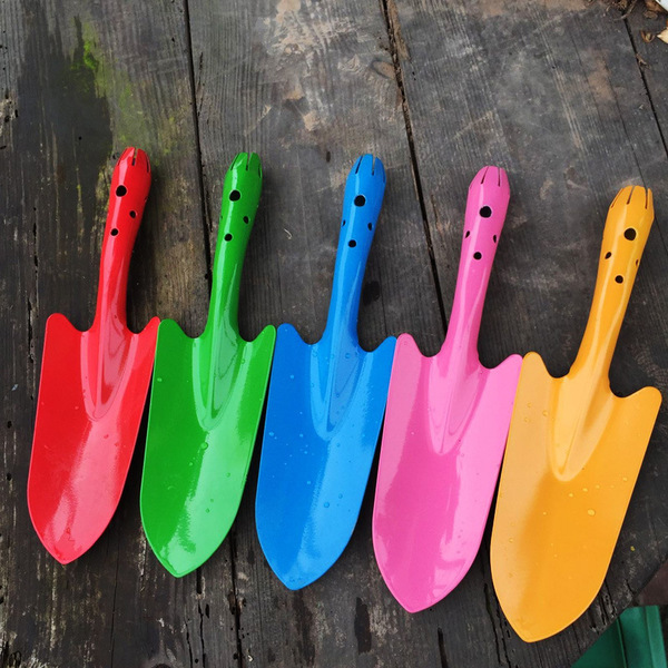Little iron shovel family balcony vegetables planting flowers thick…