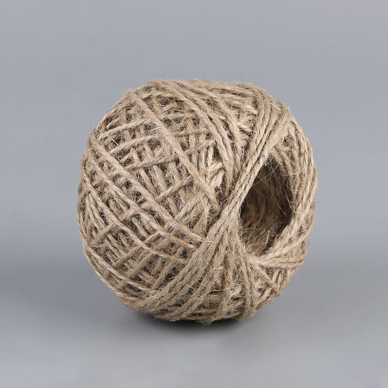 编织绳子 手工DIY麻绳 编织绳子 100米麻色麻绳手工编织diy细绳子