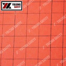豫龍工廠 防靜電阻燃面料 導電絲格子阻燃防火布
