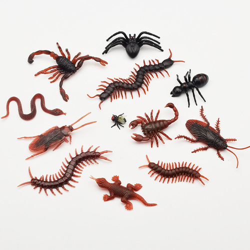 Simulated Cockroach April Fool's Day Toy Fake Cockroach Scorpion Gecko Fly Bug Scary Xiaoqiang Crawling Insect Wholesale