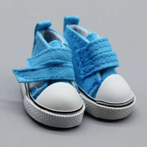 Casual Canvas Sneakers Potato Baby for 6-Point BJD Dolls, 5×2.5 cm, Multi-Color