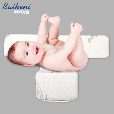 Cross border Baby Pillow Pillow shape adjust sponge Newborn triangle location pillow