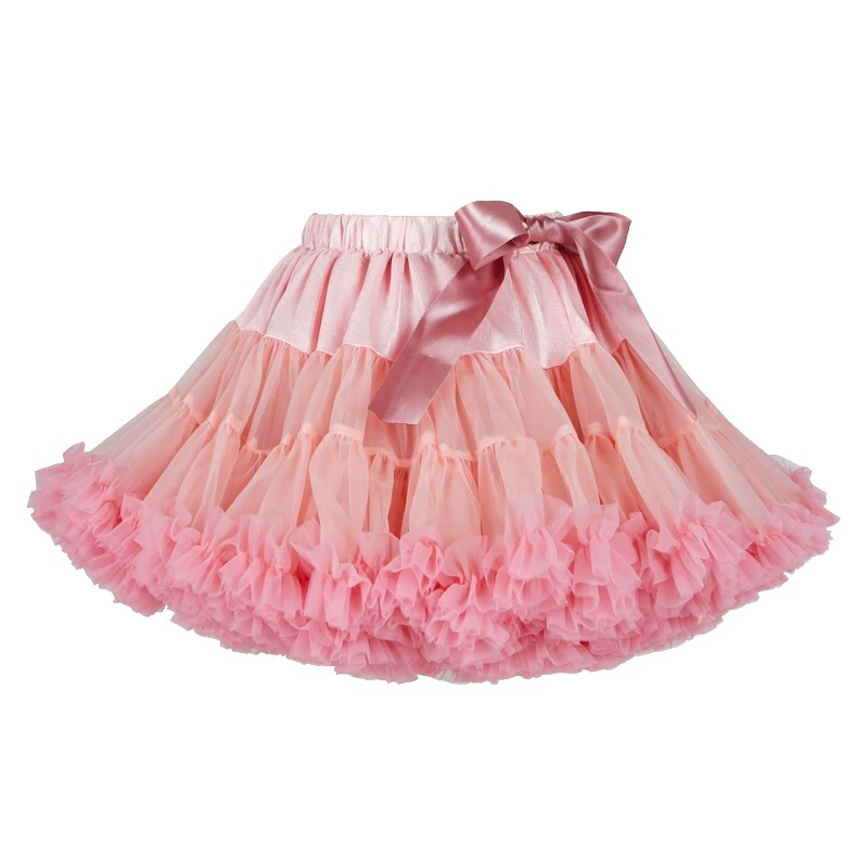 Детская юбка для девочки, маленький принцессный костюм, юбка-пачка TUTU, европейский стиль
