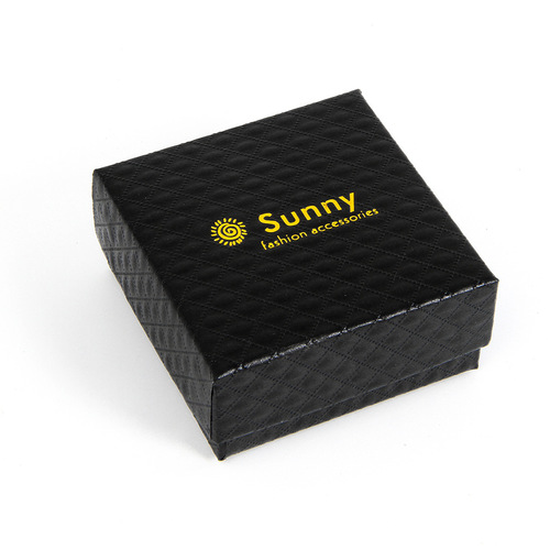 CHINTEN 耳环戒指项链高档礼品包装 天地盖首饰盒 首饰绒布盒