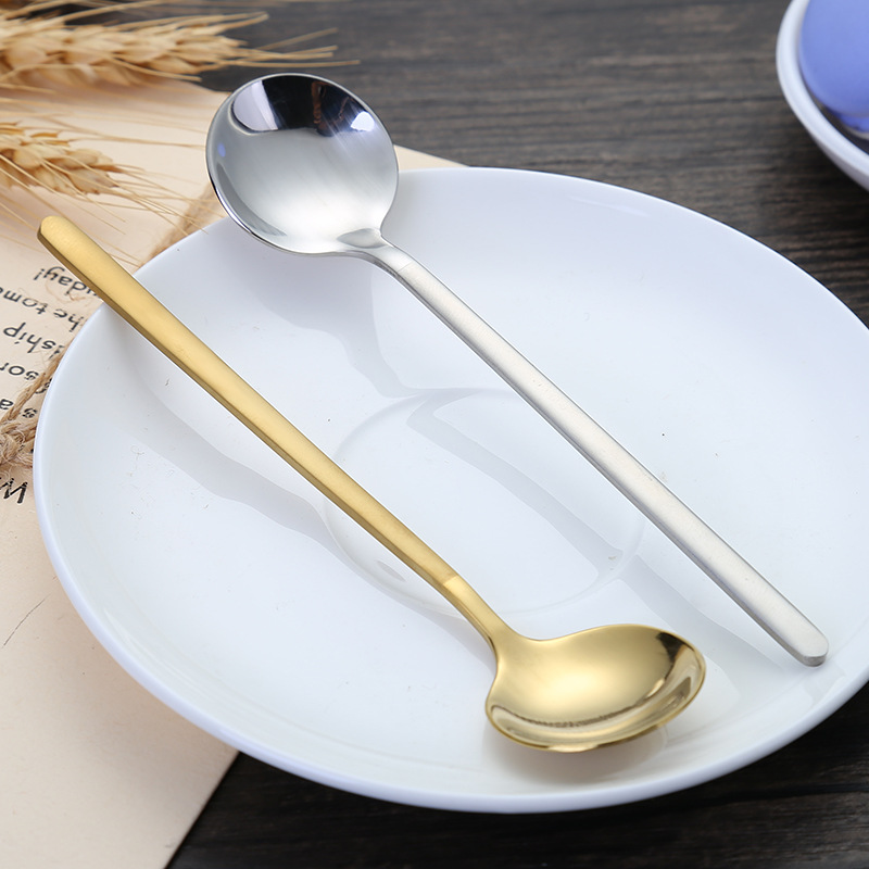 304 acero inoxidable cucharada de azúcar cucharada de helado cucharada de hielo LOGO personalizado