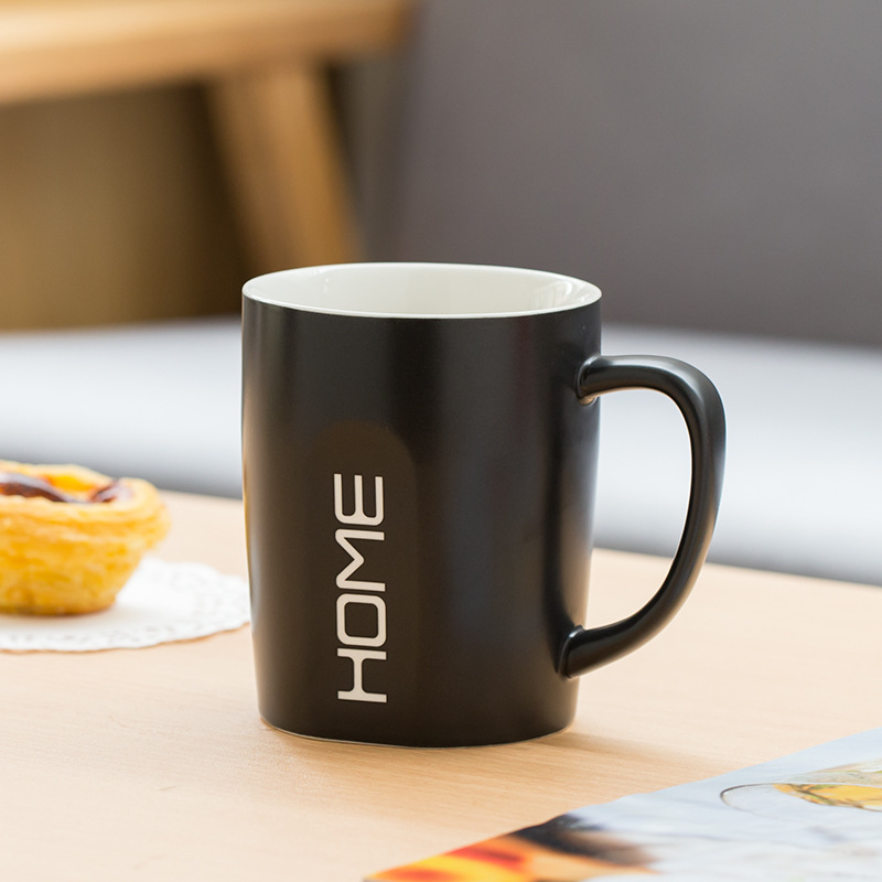 Tazas de cerámica talladas tazas de café tazas de agua tazas de acero inoxidable tazas de oficina cubiertas de bambú LOGO publicidad