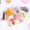 Children's hairgrip, set, hair accessory, hairpins, 5cm, flowered, wholesale