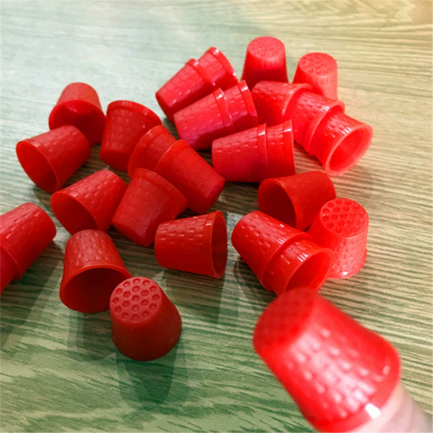 Домашние пластиковые наперстки ручного прессования иглы чехлы для пальцев