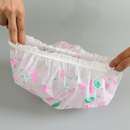 Korean style fashionable and cute waterproof shower cap, thickened adult ladies shampoo cap, waterproof shower cap, shower cap