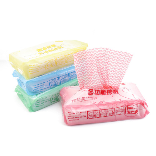 Removable disposable non-woven rag, non-stick rag, kitchen dishcloth, scouring pad, about 70 pumps