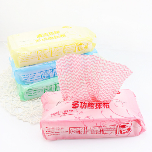 Removable disposable non-woven rag, non-stick rag, kitchen dishcloth, scouring pad, about 70 pumps