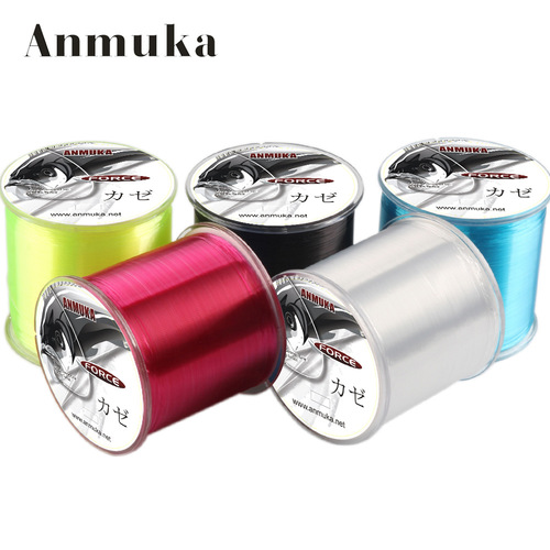 Strong tensile strength 500 meters raw silk nylon line Taiwan fishing sea rod fishing line throwing rod sub-line sub-line main line
