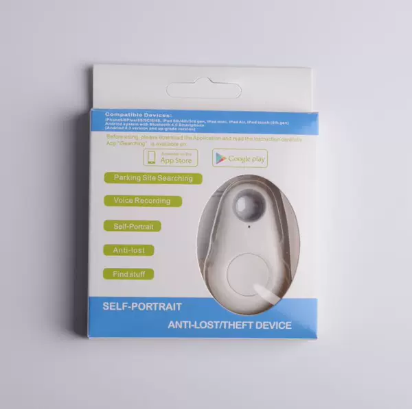 Water drops white+battery+PE bag+English book