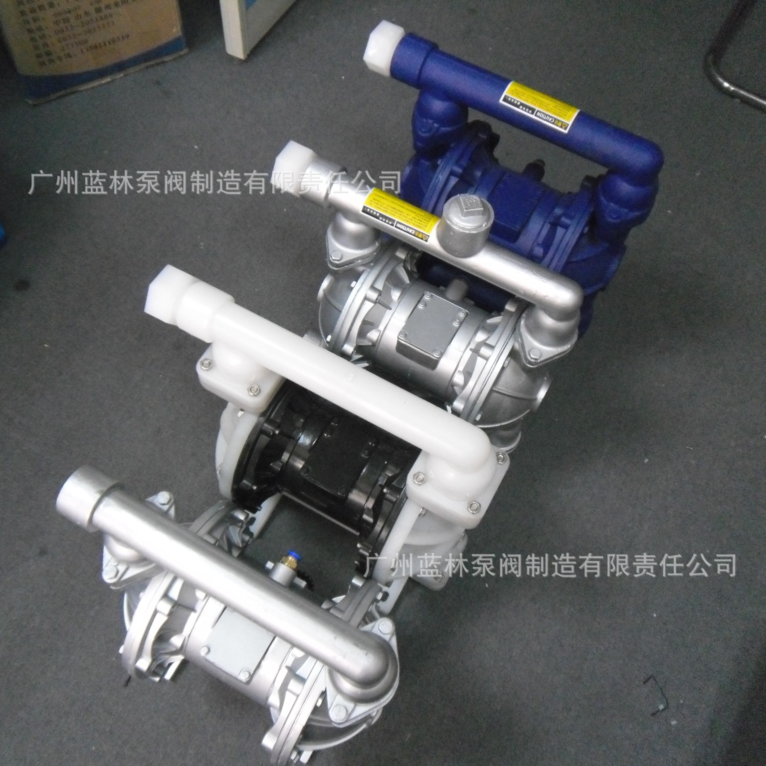 现货供应QBY-50耐腐蚀气动隔膜泵  304不锈钢化工厂配套好帮手