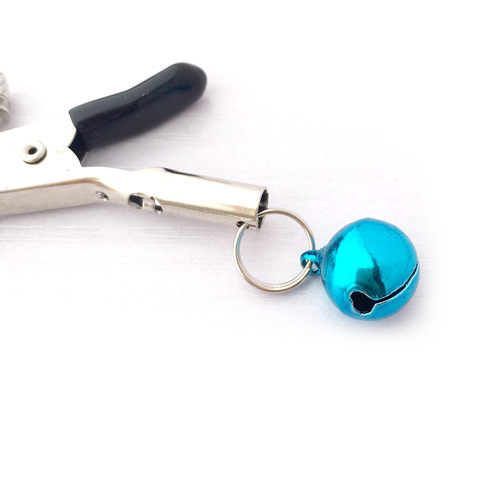 Metal copper bell nipple clamps female masturbation pleasure device adult erotic sex supplies SM factory wholesale 