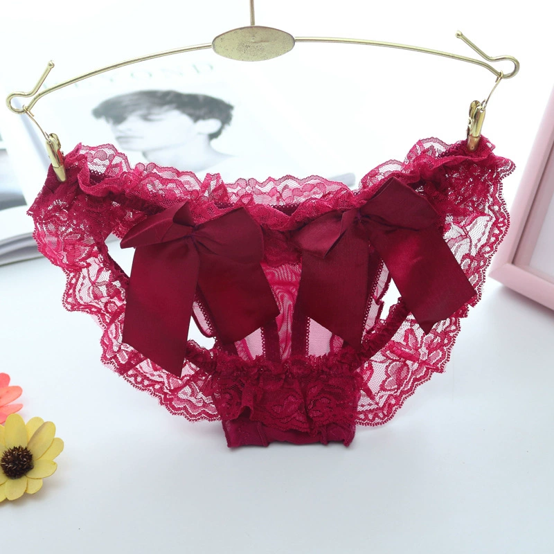 Mesh ladies underwear, low waist sexy transparent mesh panties, women's butt lifting, butt revealing briefs 8020