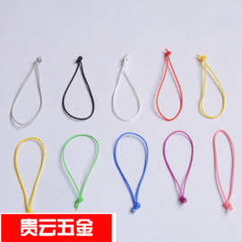 手工店大量现货销售手机绳彩色涤纶绳打结可穿塑料扣套筒