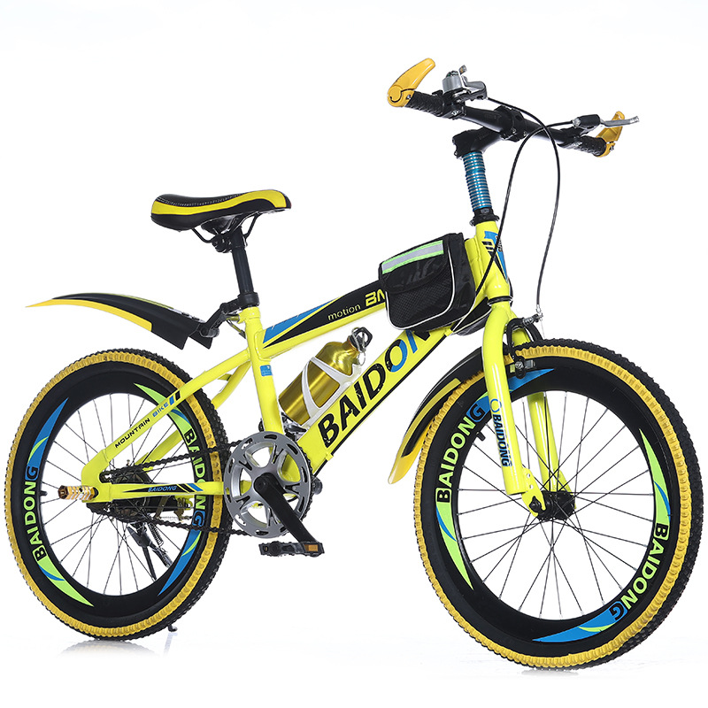 Bicicleta Baidong Bicicleta para estudiantes de 20 pulgadas Bicicleta para estudiantes de 22 pulgadas Bicicleta de montaña para niños Bicicleta de velocidad variable para estudiantes de escuela primaria Bicicleta para niños