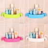 Double -suction bathroom standing rack toilet toilet wall corner shower room storage triangular shelf wholesale