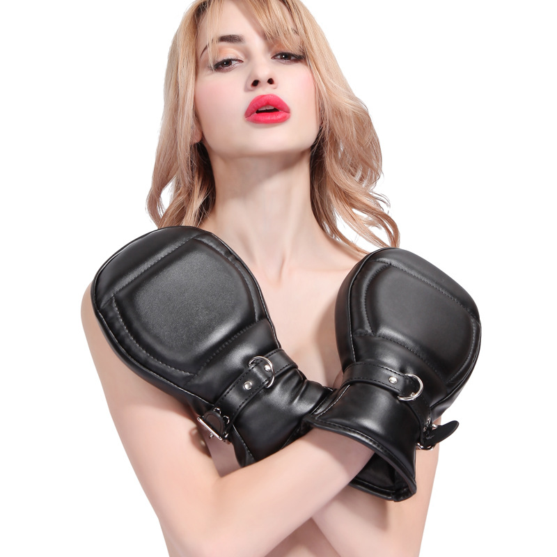 Suministrados directamente por el fabricante, productos novedosos para adultos, guantes de boxeo, esposas, patas de perro, juguetes sexuales alternativos, guantes de esponja PU, garras de perro.