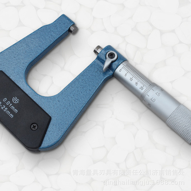 青海量具原厂高精密五键电子深弓架千分尺233-01-040/0-25mm