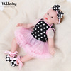 Overall for baby, realistic doll, bodysuit sleevless, dress, footwear, hair accessory, jewelry, wholesale, 55cm, children's clothing