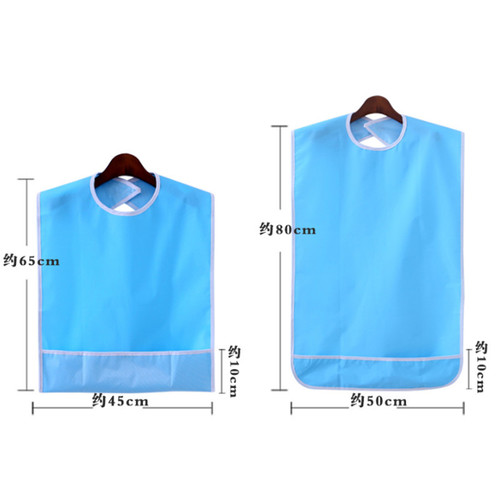 Eating bibs for the elderly, adult bibs, rice bibs, waterproof bibs for the elderly, three-dimensional saliva towels, plus size