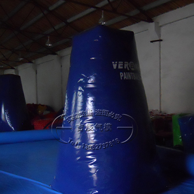 Fabricante personalizado camuflaje CS campo de la pared persona real CS refugio inflable modelo CS campo equipo de barrera de pared