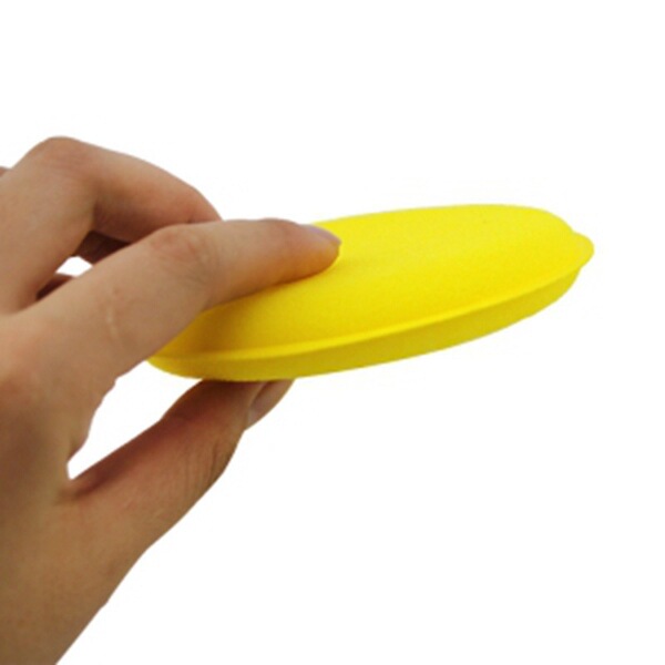 waxed round cosmetic polishing cloth