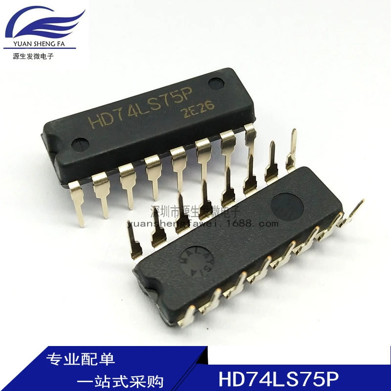 SN74LS75N 74LS75AN HD74LS75P прямой вставки C DIP-16 логический элемент ядро - гейт/инвертор