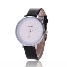 超薄时尚简约女表新款可爱大表盘学生手表 女表 皮带手表