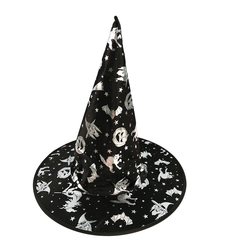Sombrero de bruja sombrero de Halloween suministros de fiesta de bronceado sombrero de bruja mascarada vestido de bruja sombrero de bruja Sombrero Mágico