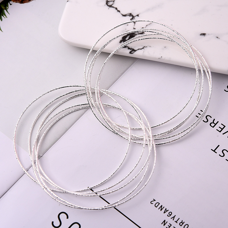 Versión coreana de temperamento simple diez joyas de cadena, joyas de personalidad, pulseras de plata para mujer, accesorios de personalidad para estudiantes