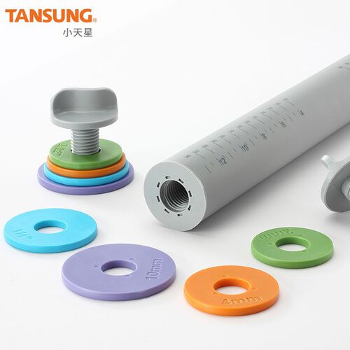Baking Tools Silicone Flour Rolling Pin Adjustable Thickness Rolling Pin Silicone Flour Rolling Pin Wholesale