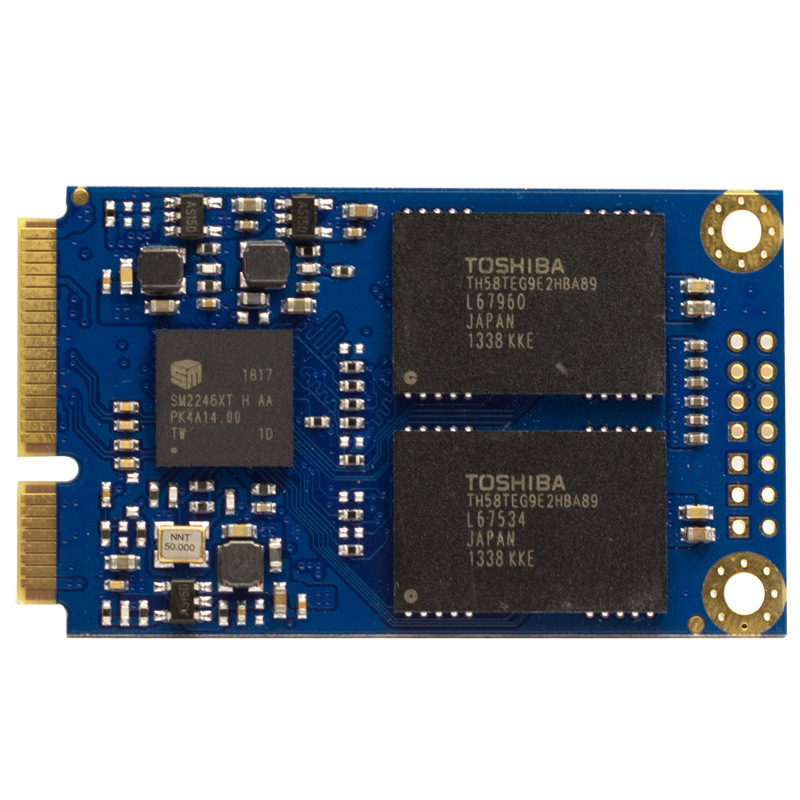 SSD de alta velocidad 64G máquina de llamada de control industrial 128g enrutamiento suave 256G industrial MLC chip msata SSD